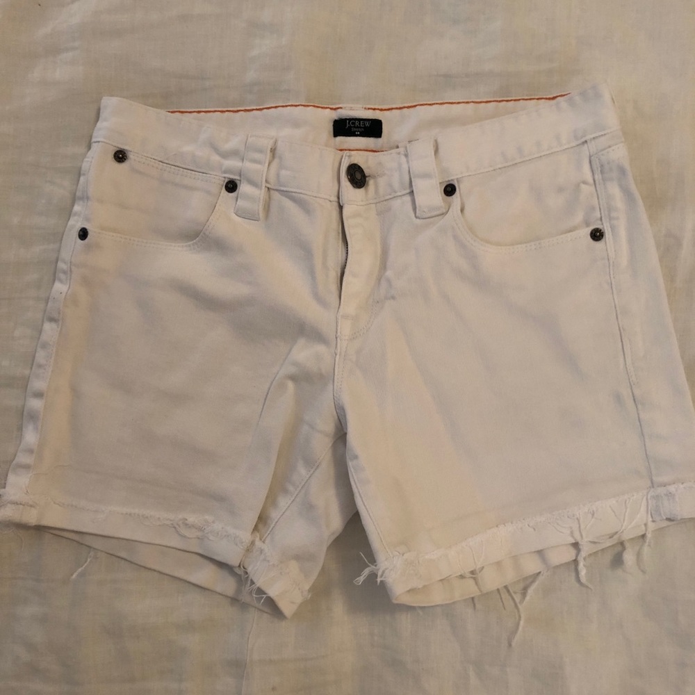 J. Crew white shorts size 6